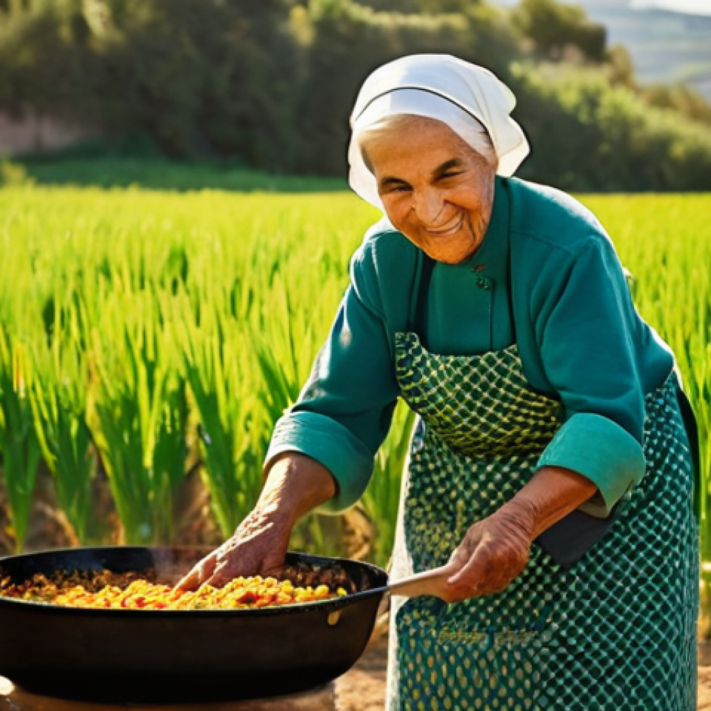 지역특산 음식의 역사적 배경 - **Prompt Title: The Soul of the Earth in Every Bite: Authentic Valencian Paella Tradition**
A hi...